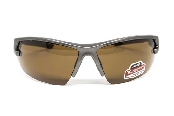 Захисні окуляри Venture Gear Tactical Semtex 2.0 Gun Metal (bronze) Anti-Fog, коричневі в оправі кольору "темний металік" | Зображення 5