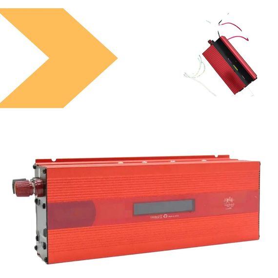 Перетворювач напруги 12 220 V USB+розетка, від прикурювача XPRO (234564668_2621) | Зображення 9