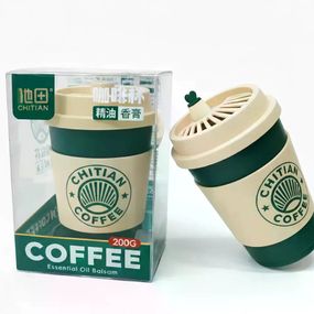 Автомобільний ароматизатор Chitian COFFEE CT-C88 200 г • Освіжувач повітря в машину з кавовим ароматом для салону авто, дому та офісу