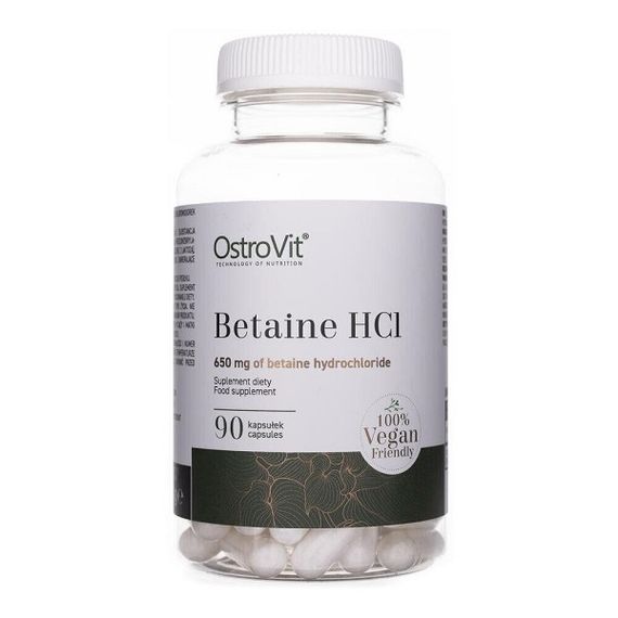 Бетаїну гідрохлорид OstroVit Betaine HCL 90 Caps