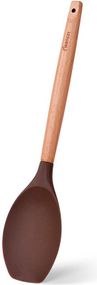 Ложка сервірувальна (кухарська) Fissman Chef's Tools 31.5см силікон, шоколадний