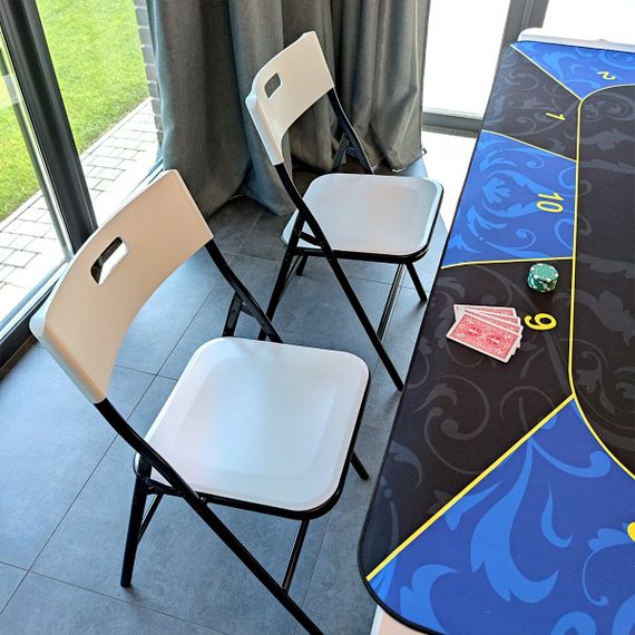 Складний стілець 46х42,5х86см Білий SW-00001610 | Зображення 8