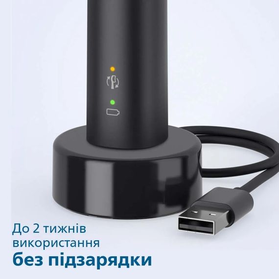 Зубна електрощітка Philips HX3671/14 Gemini 3100 Black | Зображення 4
