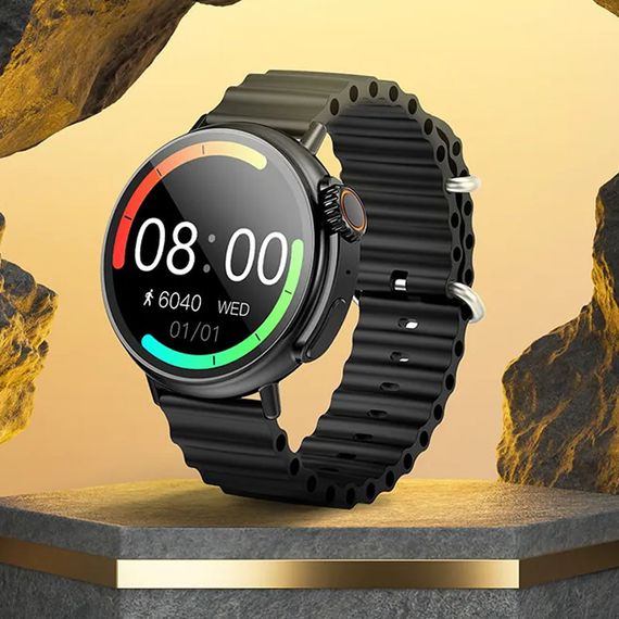 Смарт-годинник Hoco Smart Watch Y18 Smart sports watch (call version) Black | Зображення 2