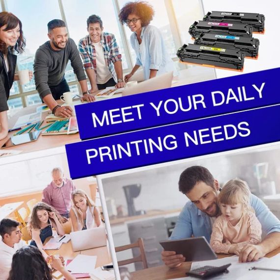 Тонер картридж GPC Image для HP 131X, 131A, CF210X, CF211A, CF212A, CF213A, з принтером Laserjet Pro 200 | Зображення 1