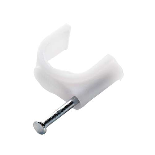 Кабельна кліпса 12мм кругла 100шт/уп Туреччина APRO | Зображення 1