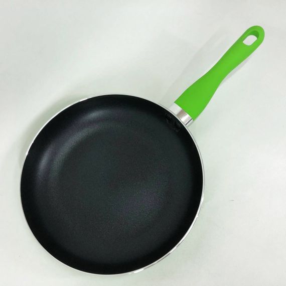 Сковорода антипригарна Con Brio 24 см СВ-2414, сковорода з товстим дном. Колір: зелений | Зображення 9