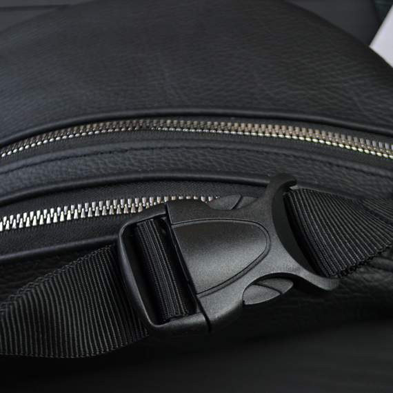 Якісна бананка з натуральної шкіри, сумка чоловіча - жіноча барсетка шкіряна | Зображення 1