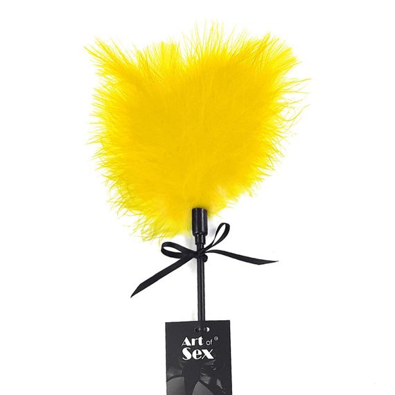 Лоскітка зі шлепалкою Піка Art of Sex - Puff Peak, колір Жовтий | Зображення 2