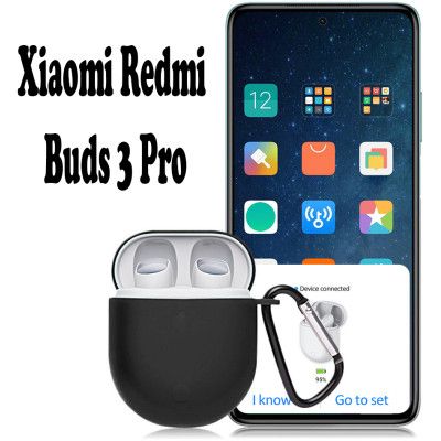 Чехол для наушников BeCover Silicon для Xiaomi Redmi Buds 3 Pro Black (707461) | Зображення 3