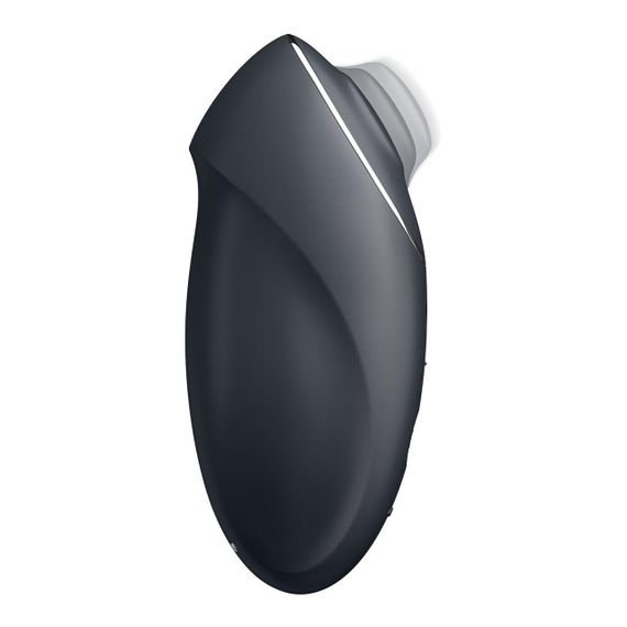 Вібростимулятор-пульсатор Satisfyer Tap & Climax 1 Grey, ефект постукування пальцем, 2 мотори Sex Aura | Зображення 1
