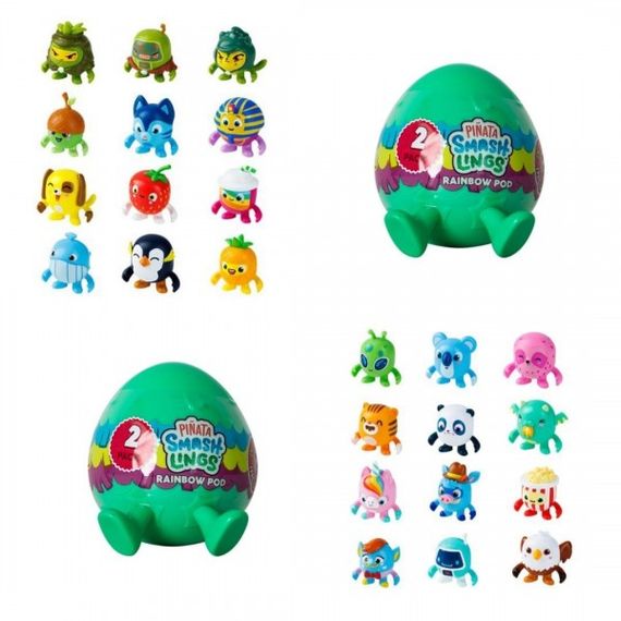 Фігурка в яйці SL2009 Piñata Smashlings - Веселі герої (2 фігурки), Ціна за 1 яйце | Зображення 1