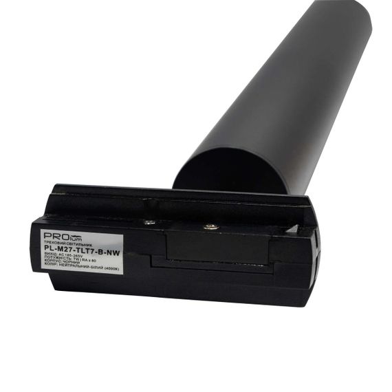 Трековий світильник PROLUM™ M27; 7W; 220V; Чорний SERIES "TLT"; Білий 4000К | Зображення 3