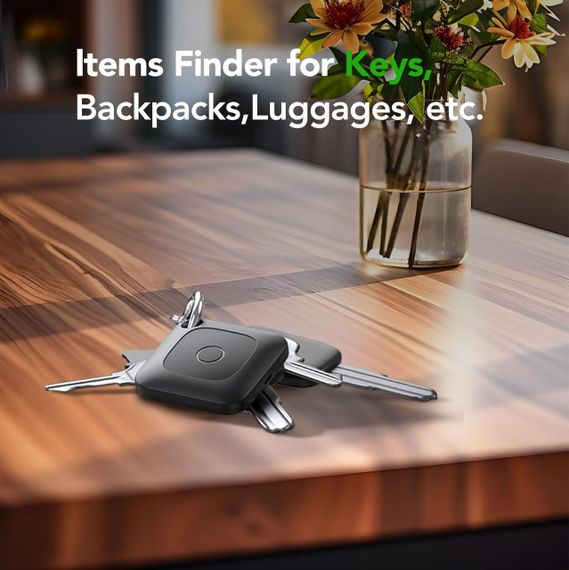 Локатор Key Finder для валіз, багажу, 2 шт. Мітка Air Tracker, сумісна з Apple Find My (тільки iOS), | Зображення 4