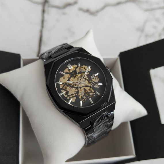 Механические класические мужские часы Forsining 8198 Black | Зображення 2