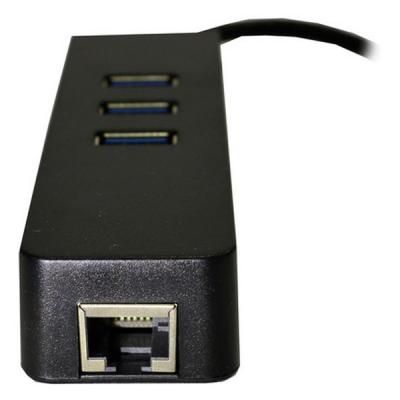 Переходник Dynamode USB 3.1 Type-C - RJ45 Gigabit Lan, 3*USB 3.0 (USB3.1-TypeC-RJ45-HUB3) (USB3.1-TypeC-RJ45-HUB3) | Зображення 1