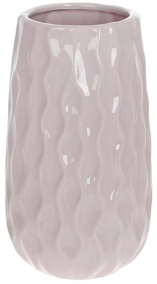 Декоративная ваза Леонор d=11x20см светло-розовый глянец ceramic