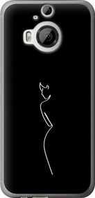 Чехол на HTC One M9 Plus Силуэт1 "4590u-134-17620"