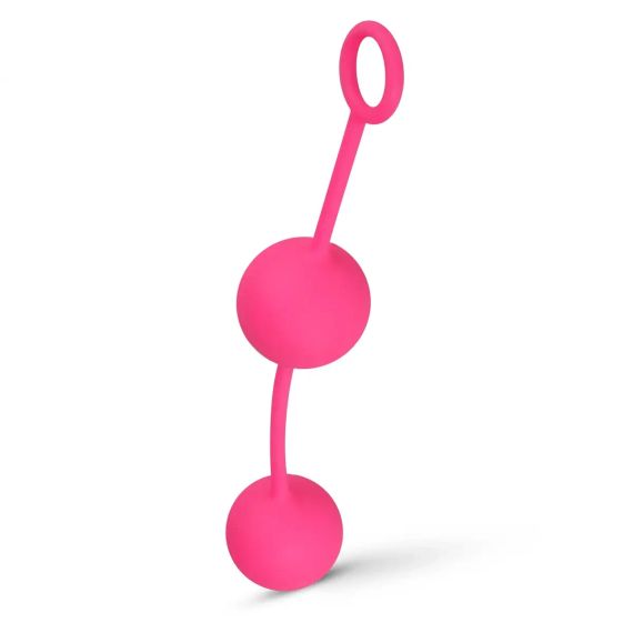 Вагінальні кульки зі зміщеним центром ваги Love Balls With Counterweight - Pink Sex Aura | Зображення 3