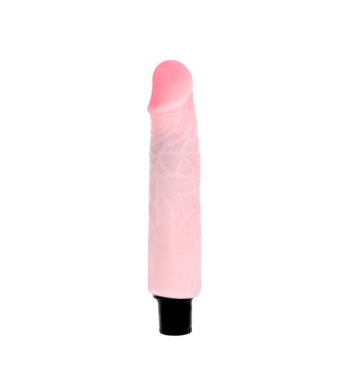 Вібратор реалістичний Baile The Realistic Cock, бежевий, 21.5 х 4 см Sex Aura | Зображення 1