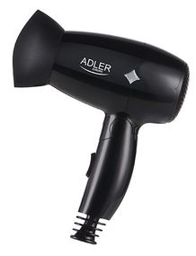 Фен для волосся Adler AD 2251, 1400 Вт, складна ручка, дорожній, концентратор