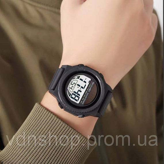 Тактичні військові годинники для ЗСУ SKMEI 2358BKWT, Годинники водонепроникні та протиударні RX-45 | Зображення 1