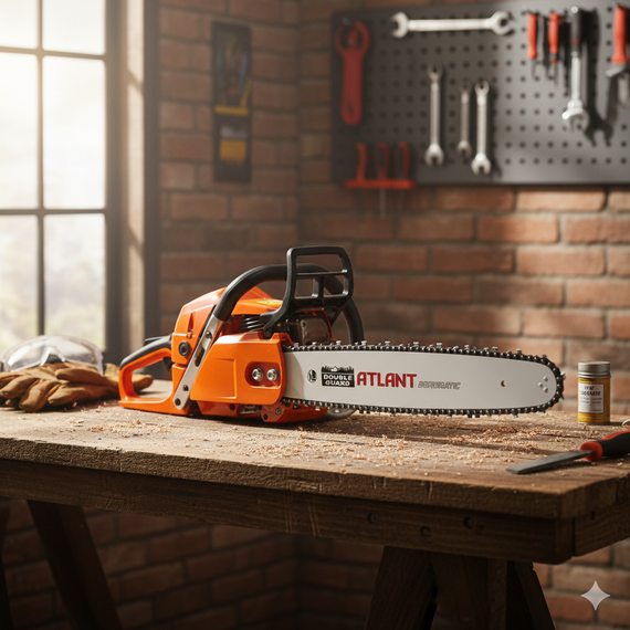 Шина для пили Atlant, 50см(20") , паз 1,5мм, крок 0,325, 76 ланок | Зображення 1