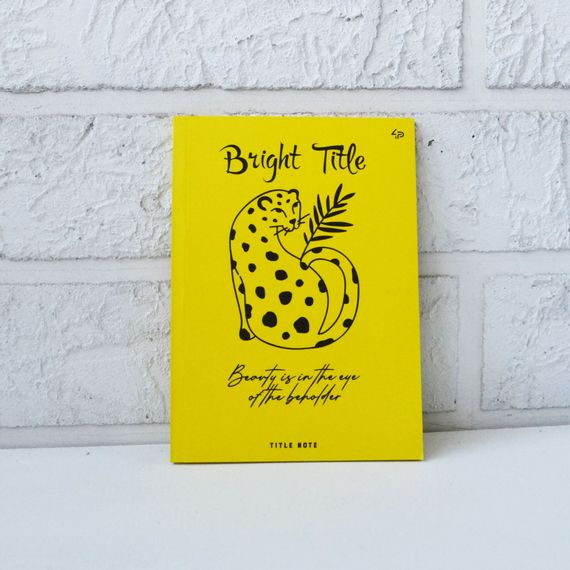 Блокнот 4Profi  "Bright Title note" jaguar 40 листов  формат B6 902583