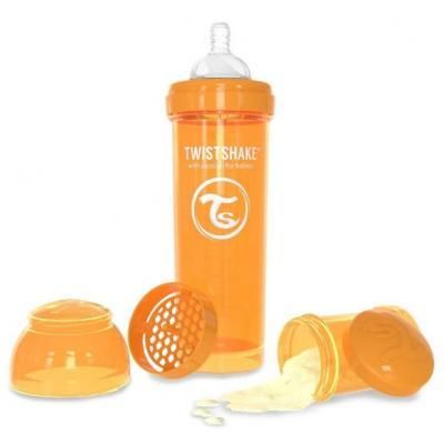 Бутылочка для кормления Twistshake антиколиковая 330 мл, оранжевая (24860) | Зображення 2