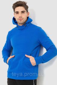 Худі чоловіче на флісі з капюшоном, колір електрик, розміри M, L, XL, XXL, L FA_008409