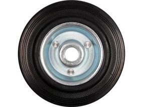 Колесо з чорной гуми VOREL; Ø= 200 мм, b= 44 мм, навантаж.- 150 кг 87456