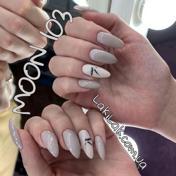 Гель-лак Moon Full №103 бледный пурпурно-розовый 8мл