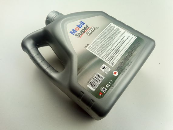 Олива моторна 5W-40 синтетична MOBIL Super 3000 X1 4 л. (152061) | Зображення 3