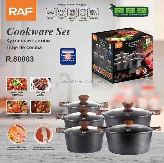 Набір каструль 5 в 1 Cookware Set R-80003 | Зображення 2