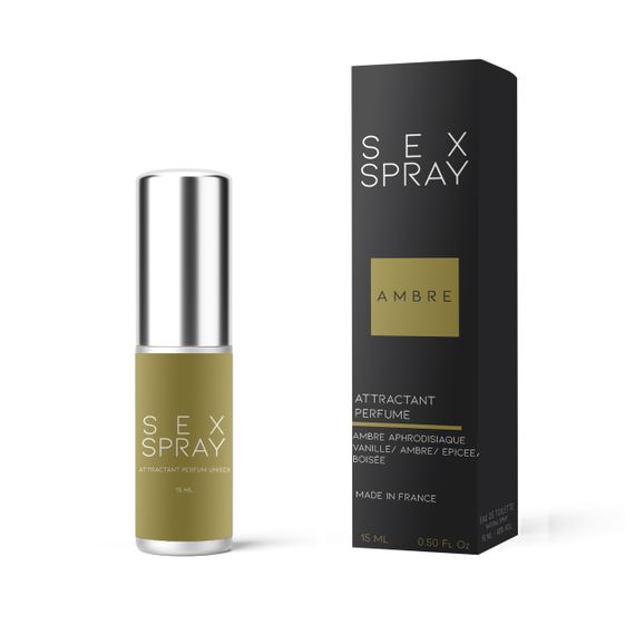 Чоловічі парфуми з феромонами - Sex Spray Ambre, 15 мл