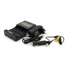 ЗП універсальний Liitokala Lii-500S, СЗУ+АЗП, 4 канали, LCD дисплей, підтримує Li-ion, Ni-MH і Ni-Cd AA (R6), ААA (R03), AAAA, С (R14)