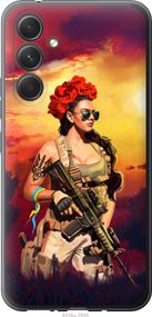 Чехол на Samsung Galaxy A54 A546E Украинка с оружием "5316u-2935-17620"