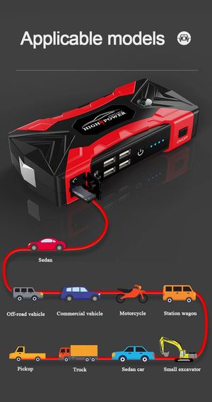 Пускозарядний пристрій з великою ємністю 99800 mAh XPRO QY33 (45075-QY33_1287) | Зображення 3