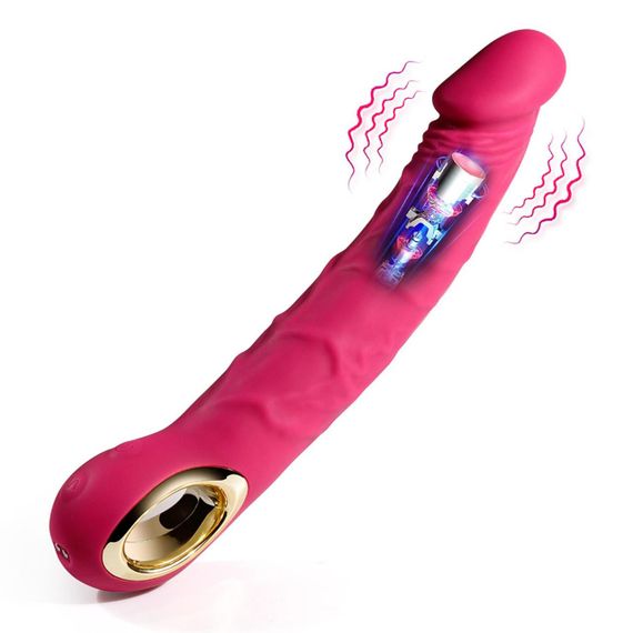 Вибратор - Realistic Vibrator Pink Sex Aura | Зображення 7