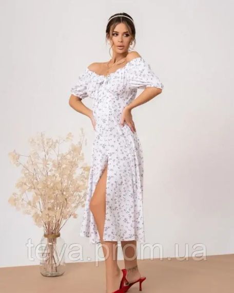 Плаття для жінок колір білий FI_007351 | Зображення 1