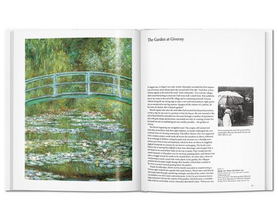 Клод Моне книги про життя великих художників Monet. Christoph Heinrich, Taschen Подарункові книги про мистецтво | Зображення 6