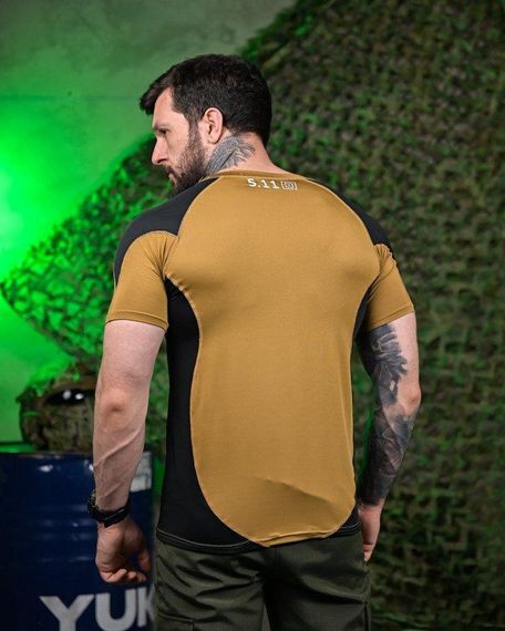 Тактична футболка 5.11 coyot/black ПП7649 | Зображення 2
