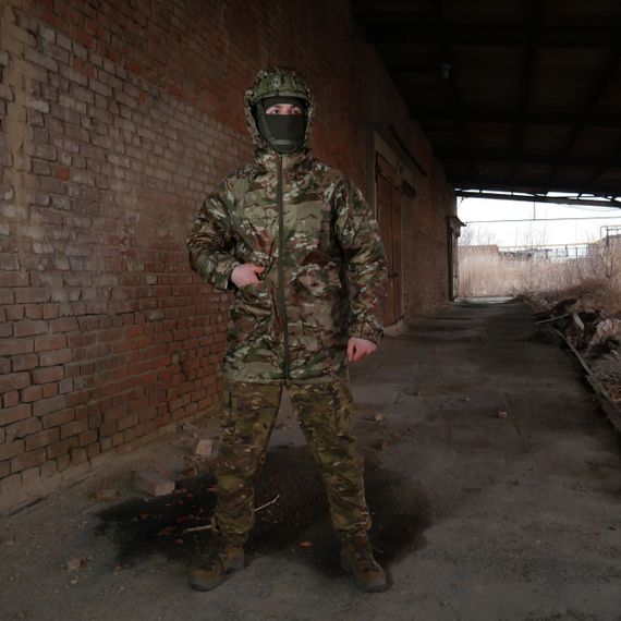 Плащ-дощовик з запаяними швами Kiborg мультикам L | Зображення 6