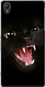Чехол на Sony Xperia Z2 D6502/D6503 Чёрная кошка "932u-43-17620"