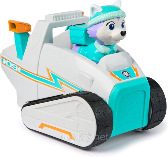 Щенячий патруль Рятувальний снігоход та фігурка Еверест Paw Patrol Everest's Snow Plough Vehicle with Collectible Figure | Зображення 3