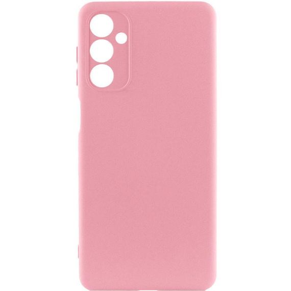 Чохол TPU GETMAN Liquid Silk Full Camera для Samsung Galaxy M34 5G Рожевий / Pink