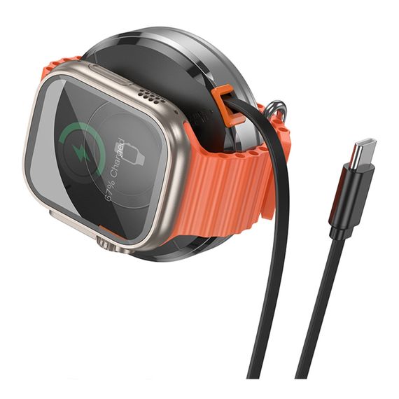 Беспроводное Зарядное Устройство Hoco CQ18 2-in-1 15W Magnetic (iWatch) | Зображення 6