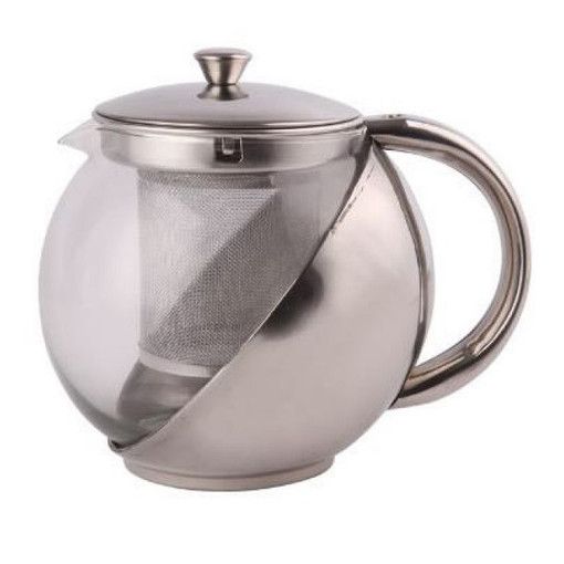 Стеклянный заварник с сетчатым фильтром UNIQUE UN-1162 0.75л | Зображення 1
