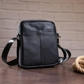 Чоловіча стьобана сумка через плече, Ділова сумка месенджер, Сумки-месенджери поштарки UB-37