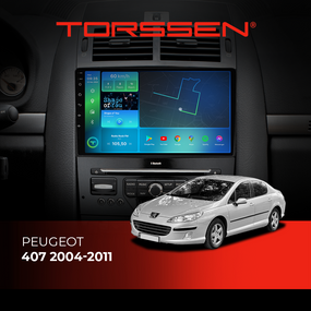 Штатна магнітола Torssen Peugeot 407 04-11 FL9 4+64Gb 4G Carplay DSP